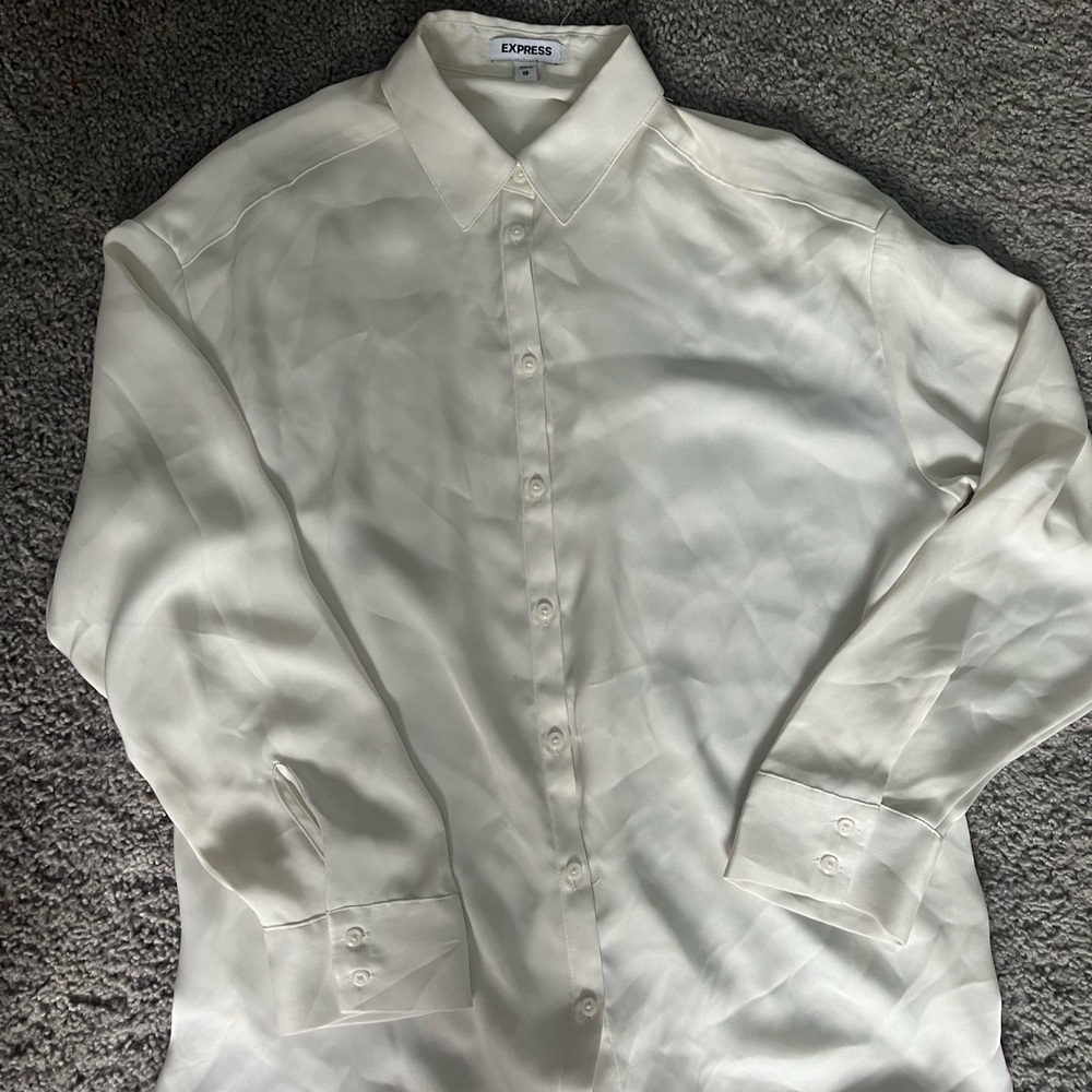 EUC Ladies Express Cream Blouse XS